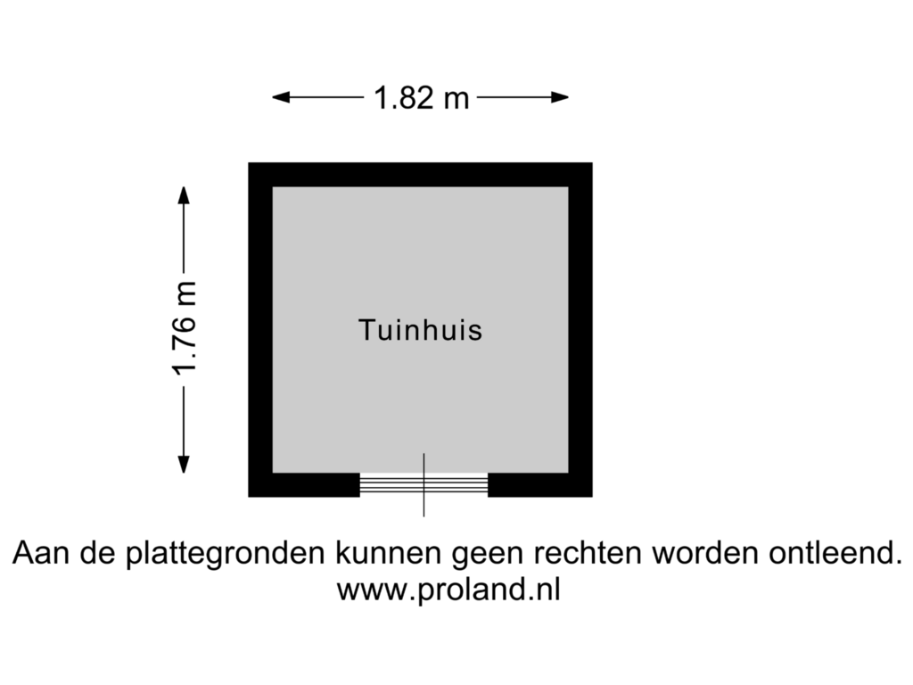 Bekijk plattegrond van Tuinhuis van Anna Bijnsstraat 56