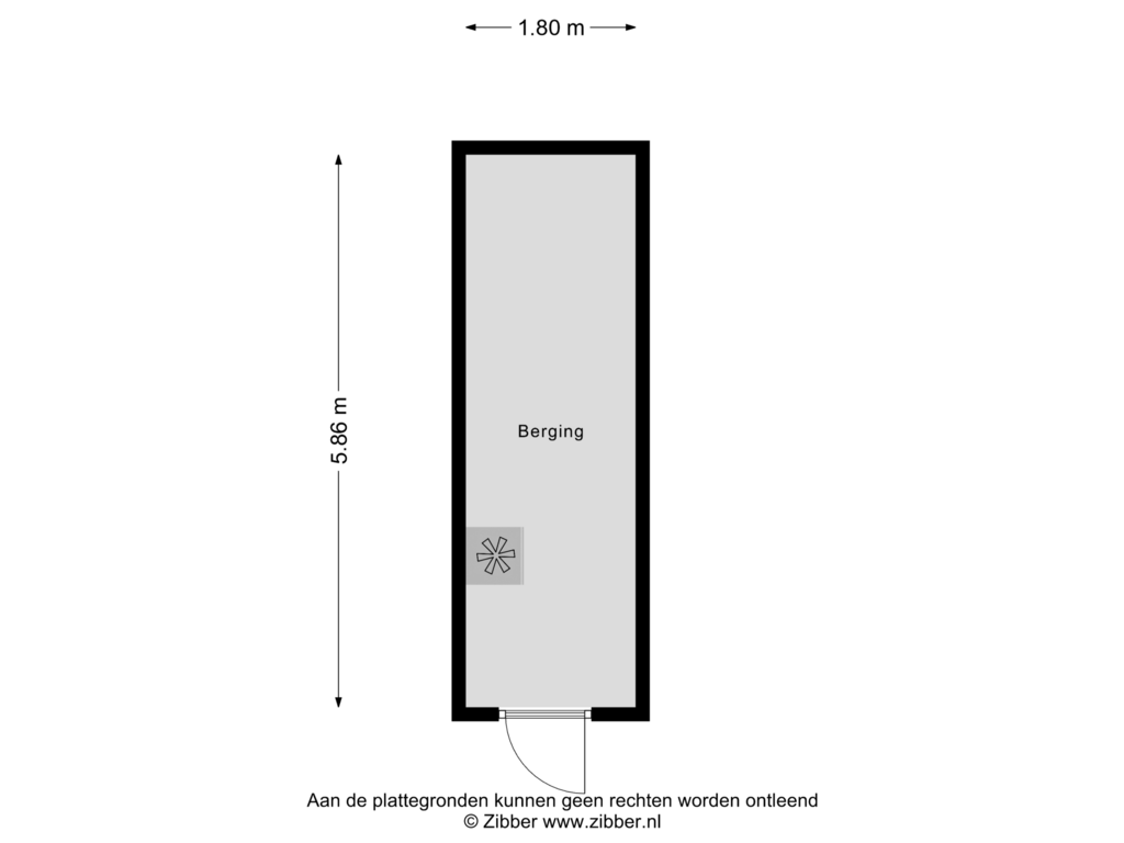 Bekijk plattegrond van Berging van Cognachof 3