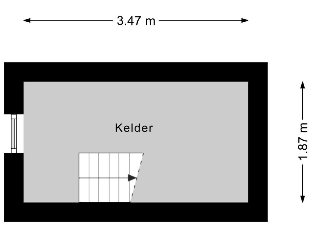 Bekijk plattegrond van Kelder van Schansweg 16