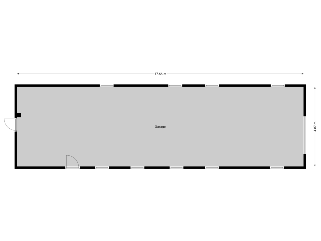 Bekijk plattegrond van Garage van Schansweg 16