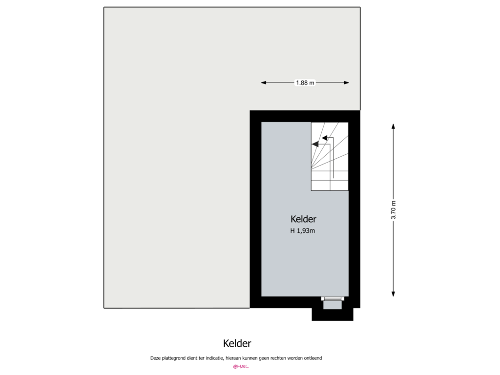 Bekijk plattegrond van Kelder van Stasstraat 33