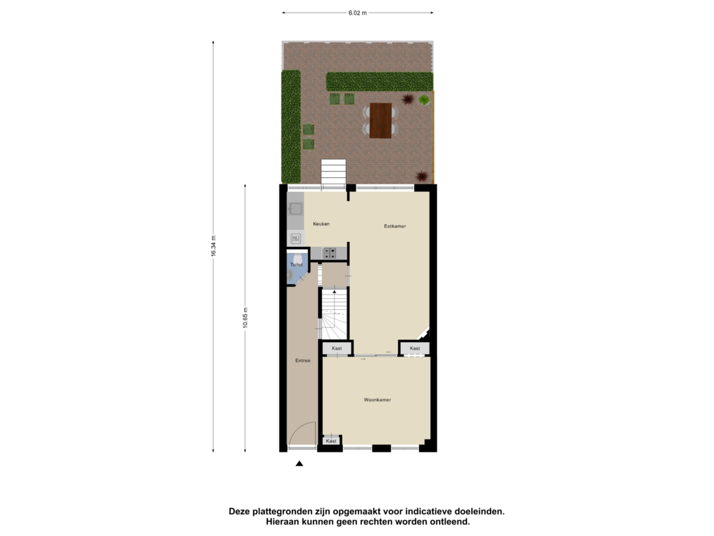 Bekijk plattegrond van Begane Grond Tuin van Sint Nicolaasstraat 9