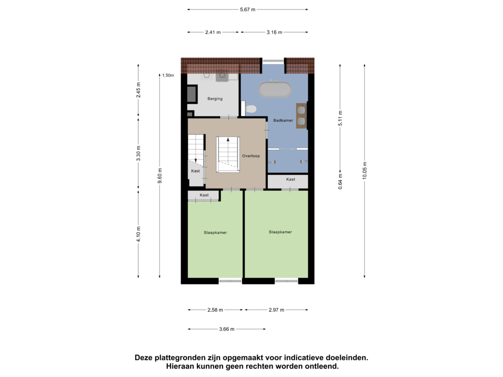 Bekijk plattegrond van Eerste Verdieping van Sint Nicolaasstraat 9