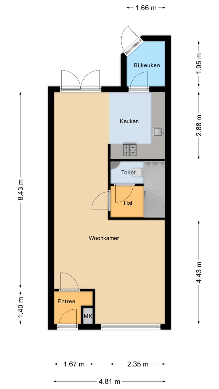Foto 26 van Weth. Kloostermanlaan 7