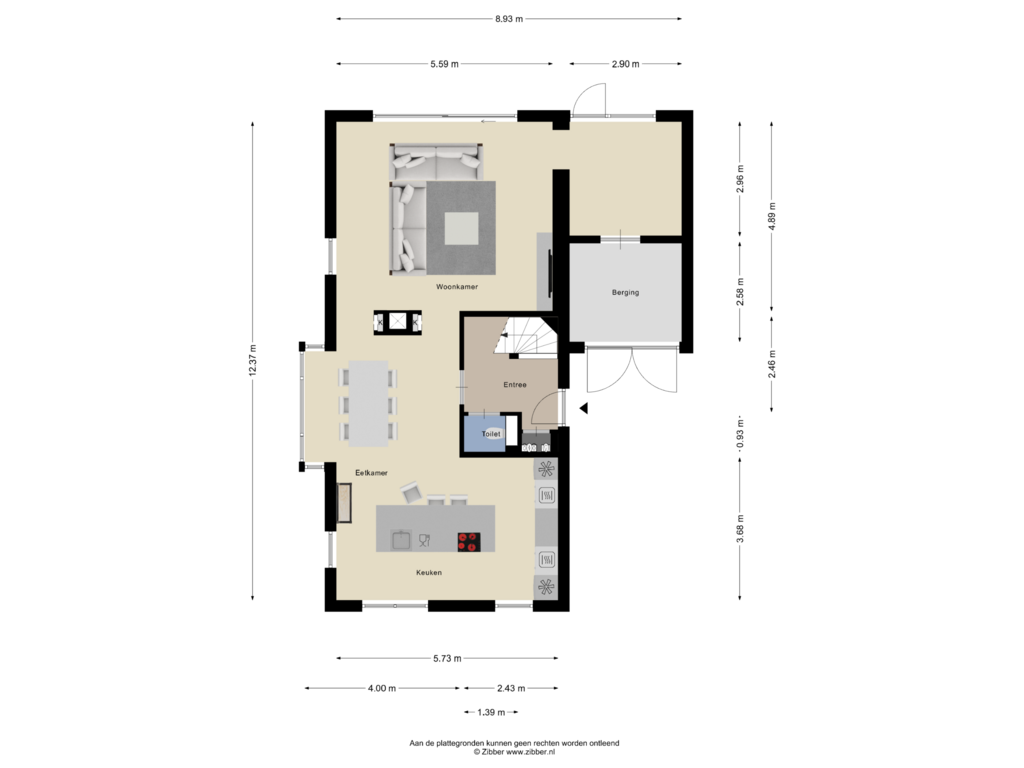 Bekijk plattegrond van Begane Grond van Tegulastraat 32