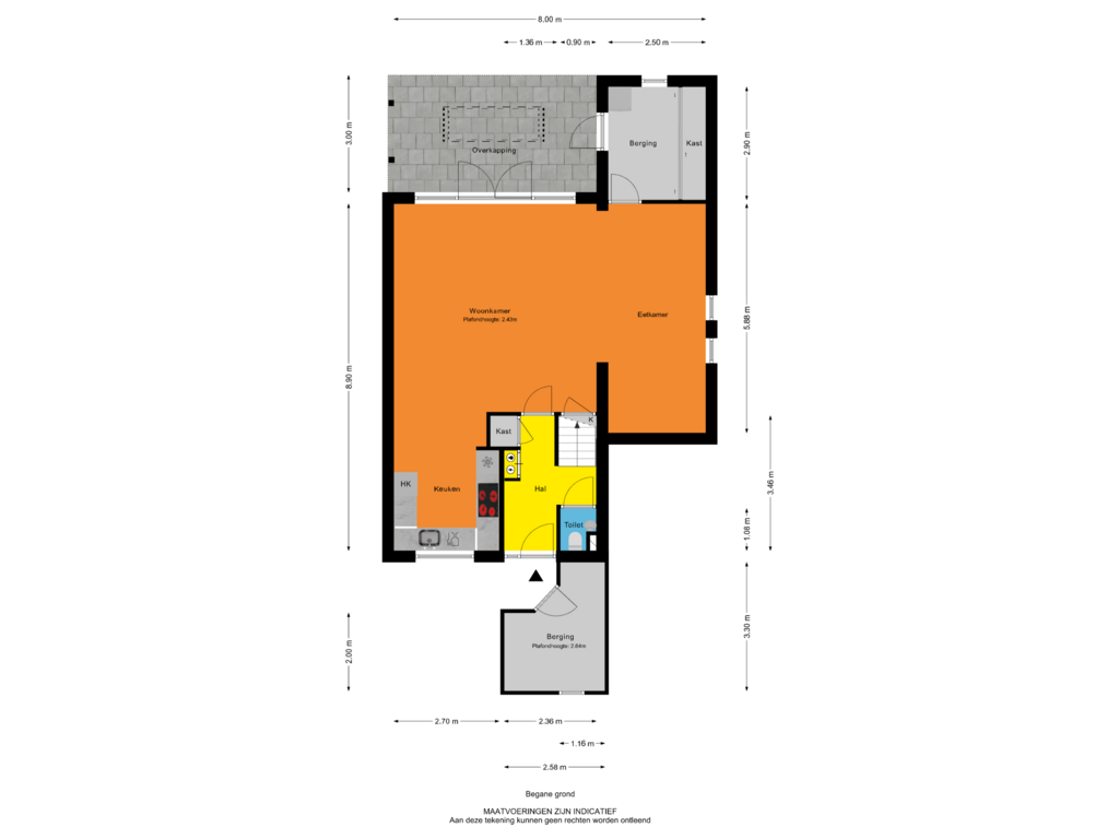 Bekijk plattegrond van Begane grond van Stormrand 9