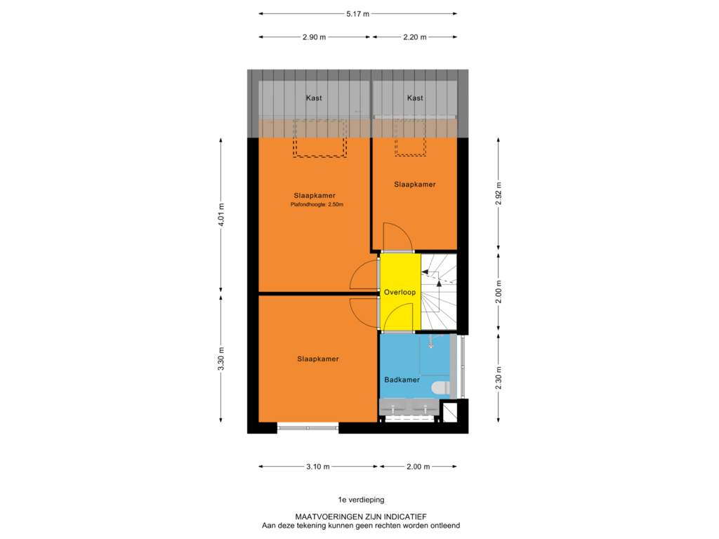 Bekijk plattegrond van 1e verdieping van Stormrand 9