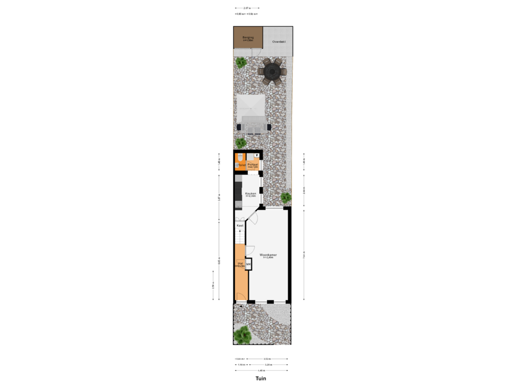 Bekijk plattegrond van Tuin van Koningstraat 18