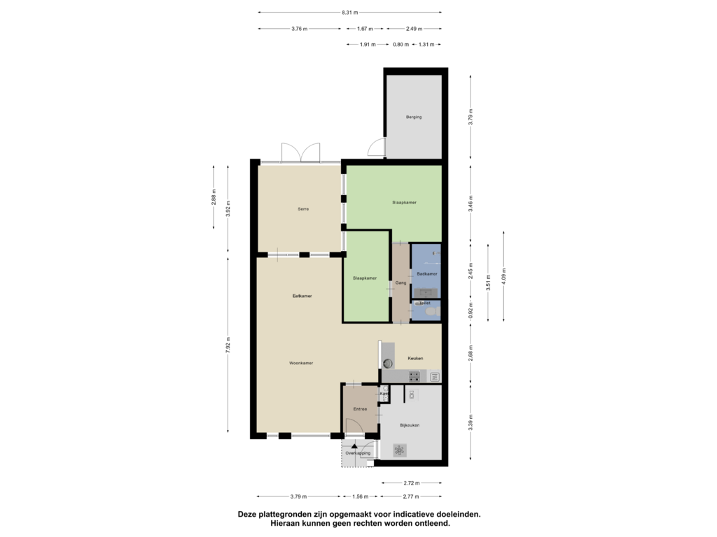 View floorplan of Begane grond of Schuttendaal 31