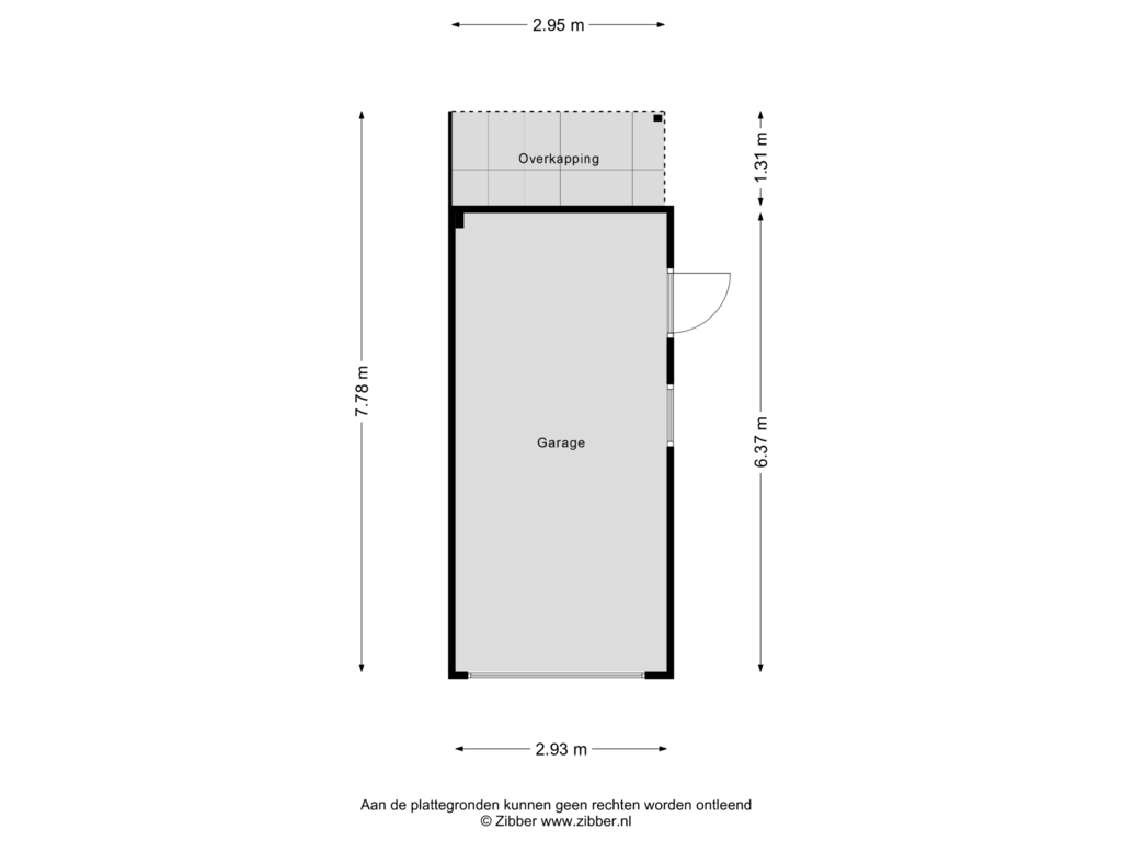 Bekijk plattegrond van Garage van Hazelaartje 15