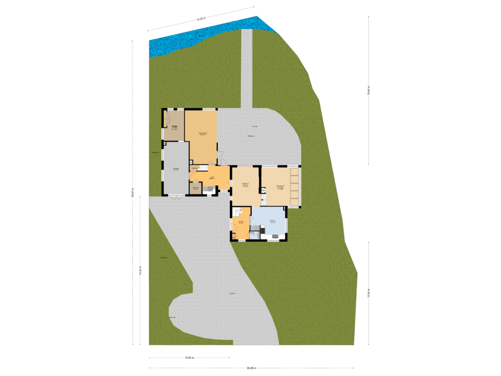 Bekijk plattegrond van Situatie van Uniawei 43-A