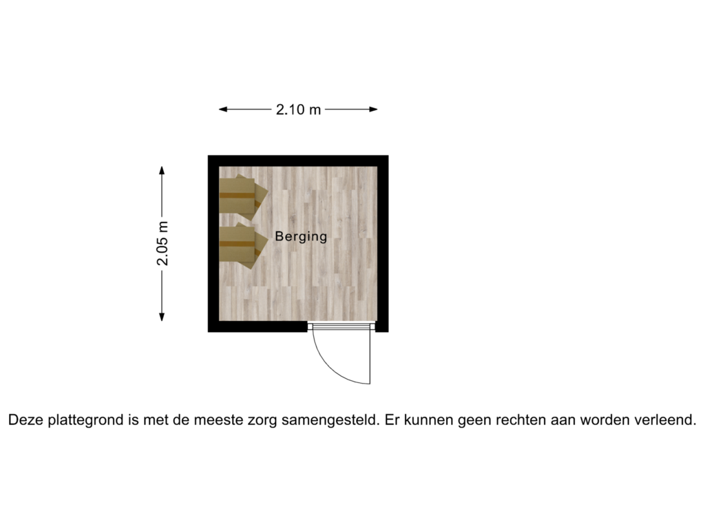 View floorplan of Berging of Everdineweerd 11-B