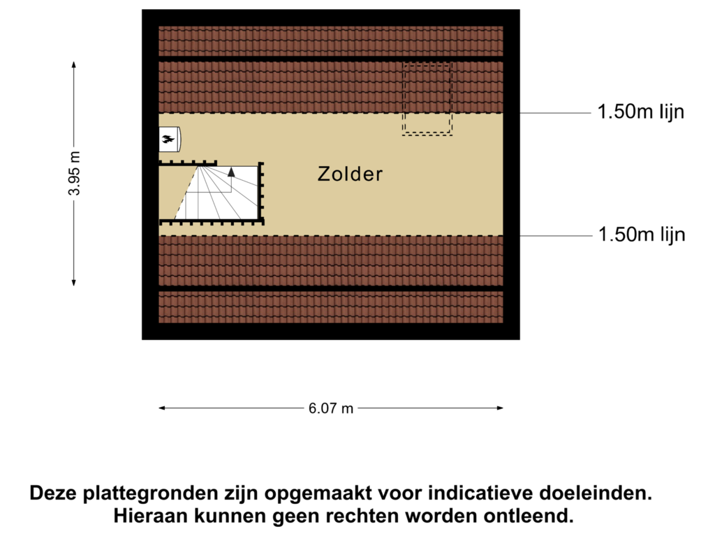 View floorplan of 2e verdieping of Winterjan 5