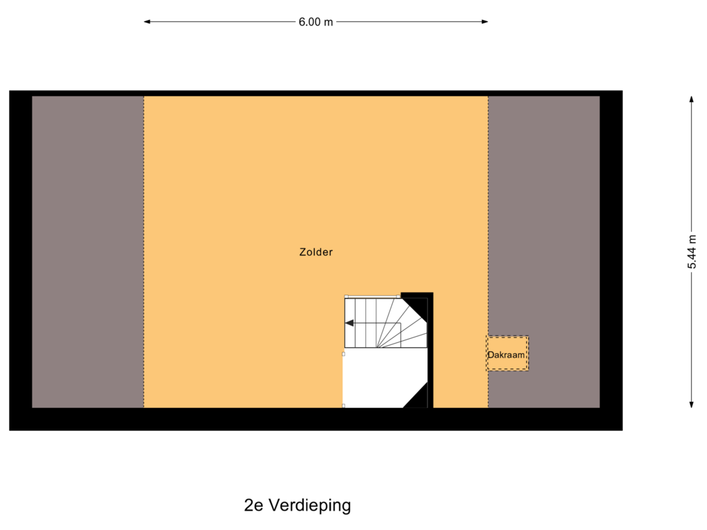 Bekijk plattegrond van 2e Verdieping van Basil Scarfflaan 33