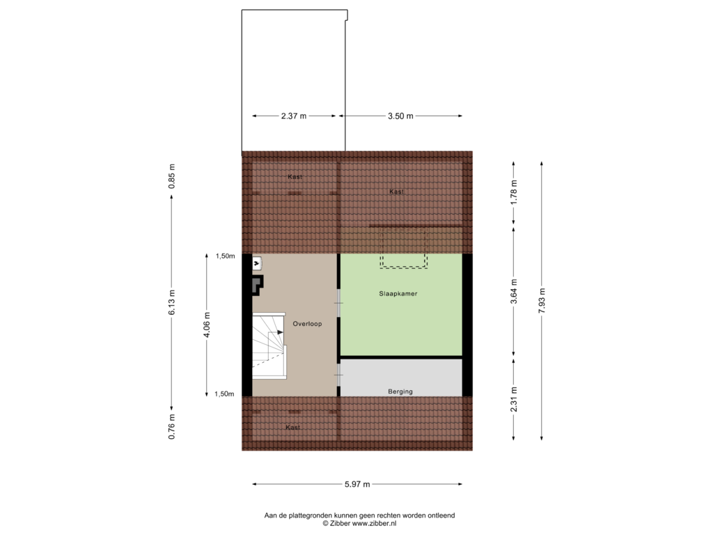 Bekijk plattegrond van Tweede Verdieping van Schepenlaan 12