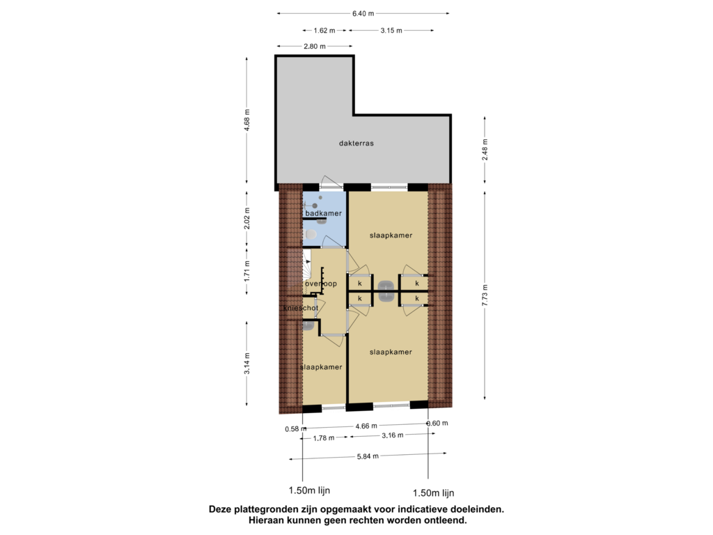 Bekijk plattegrond van 1e verdieping van Mr. P.J. Troelstraweg 162