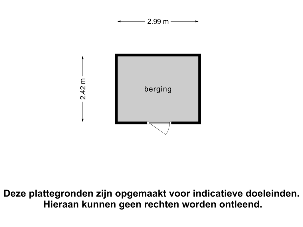 Bekijk plattegrond van Berging van Mr. P.J. Troelstraweg 162