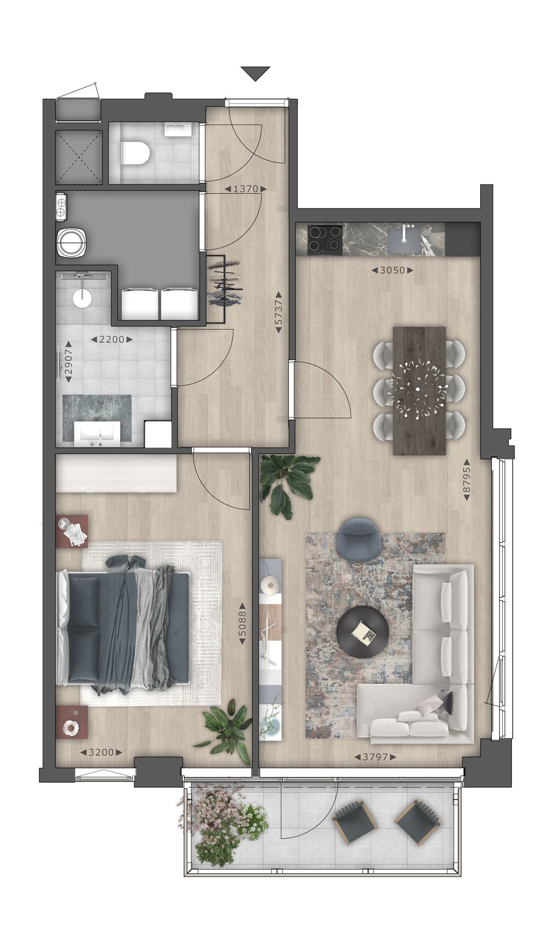 Photo 2 of Appartement | Begane grond (Bouwnr. 2a-5)