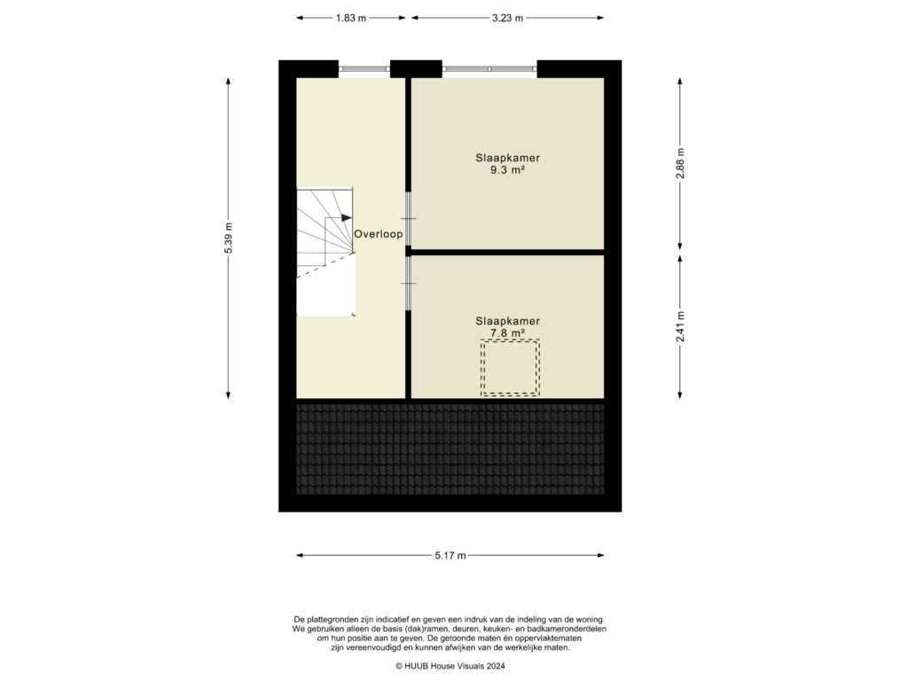 Bekijk plattegrond van 2e verdieping van Eindhovenstraat 50