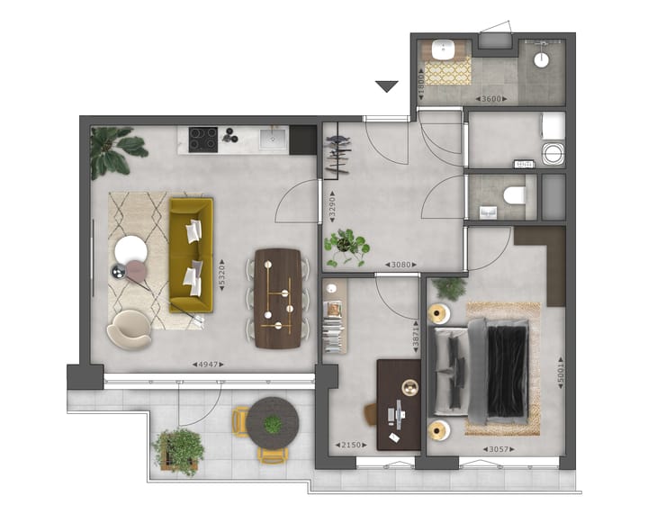 Photo 2 of Appartement | Begane grond (Bouwnr. 2a-4)