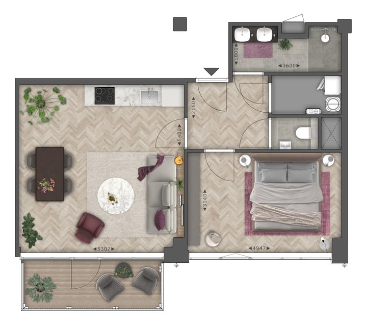 Photo 2 of Appartement | Begane grond (Bouwnr. 2a-1)