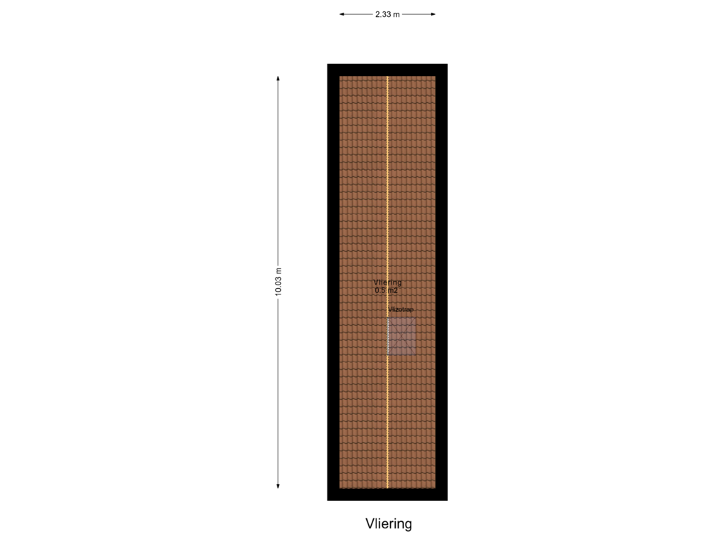 View floorplan of Vliering of Karnemelksloot 68