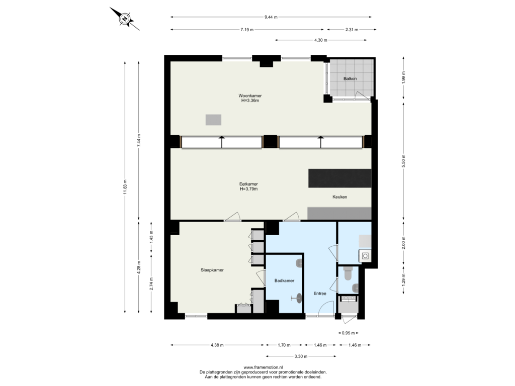 Bekijk plattegrond van Verdieping 1 van Sint-Jobstraat 25