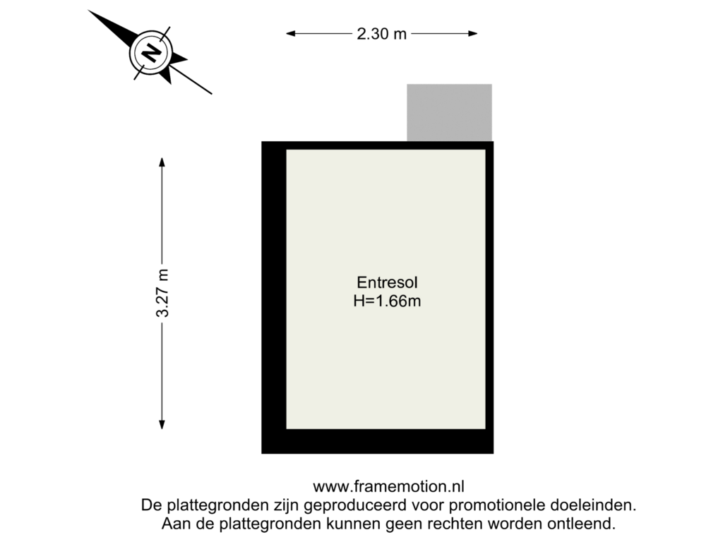 Bekijk plattegrond van Entresol van Sint-Jobstraat 25