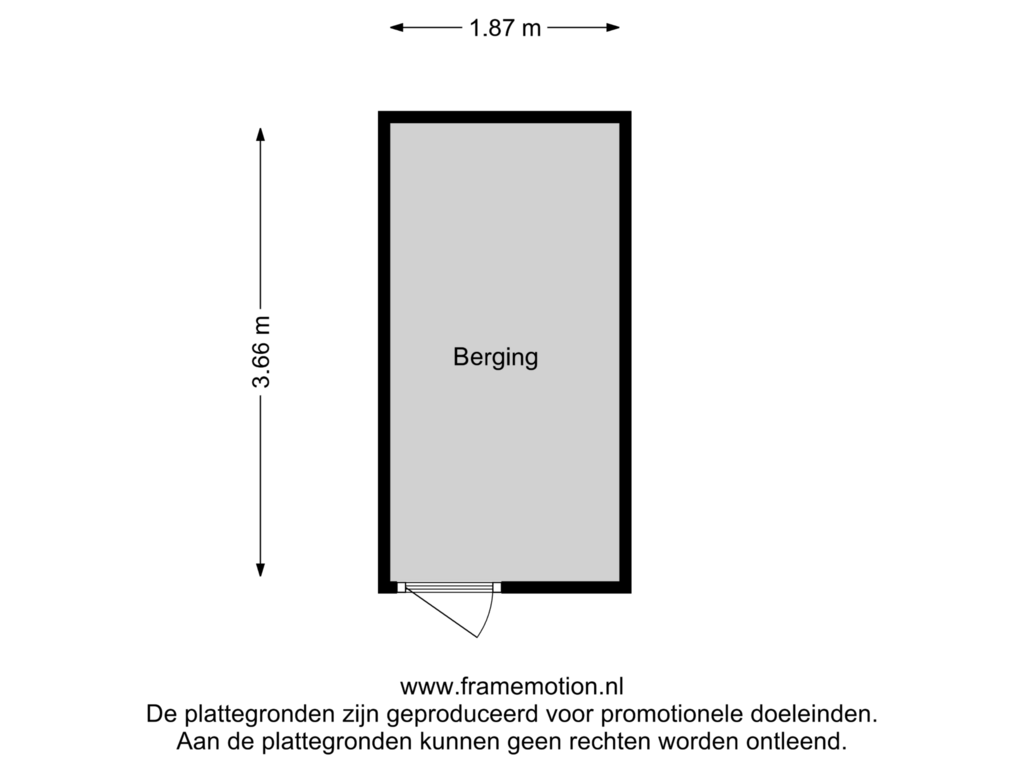 Bekijk plattegrond van Berging van Parkstraat 14