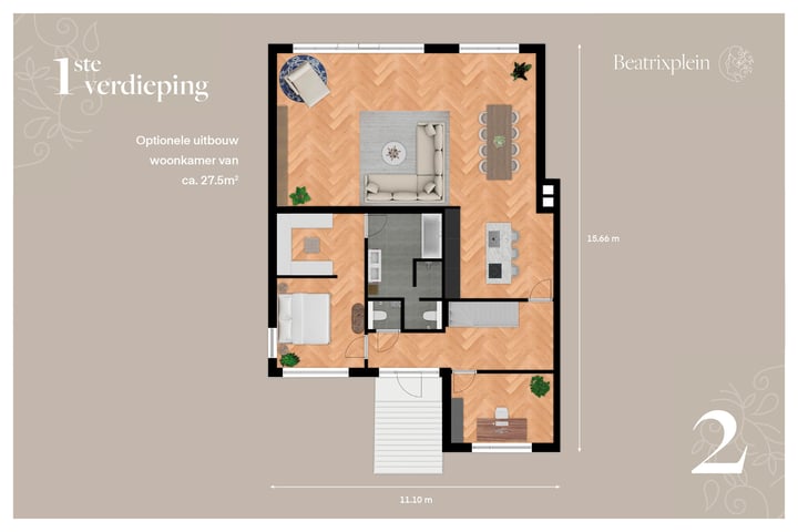 Bekijk foto 32 van Half vrijstaand woonhuis (Bouwnr. 2)