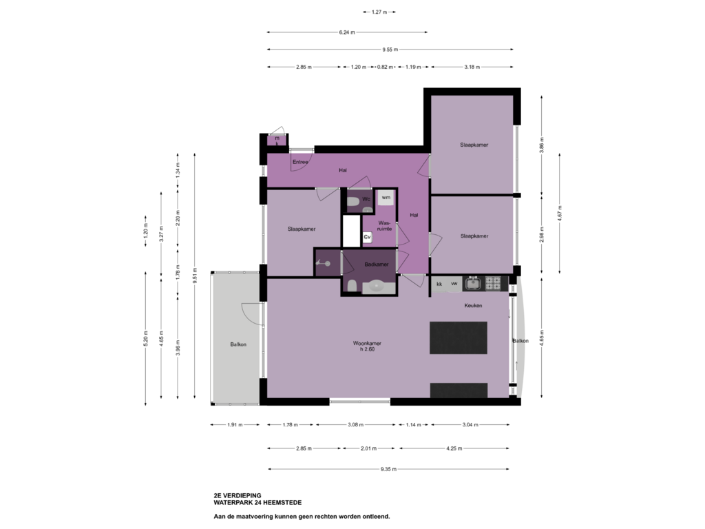 Bekijk plattegrond van 2e Verdieping van Waterpark 24