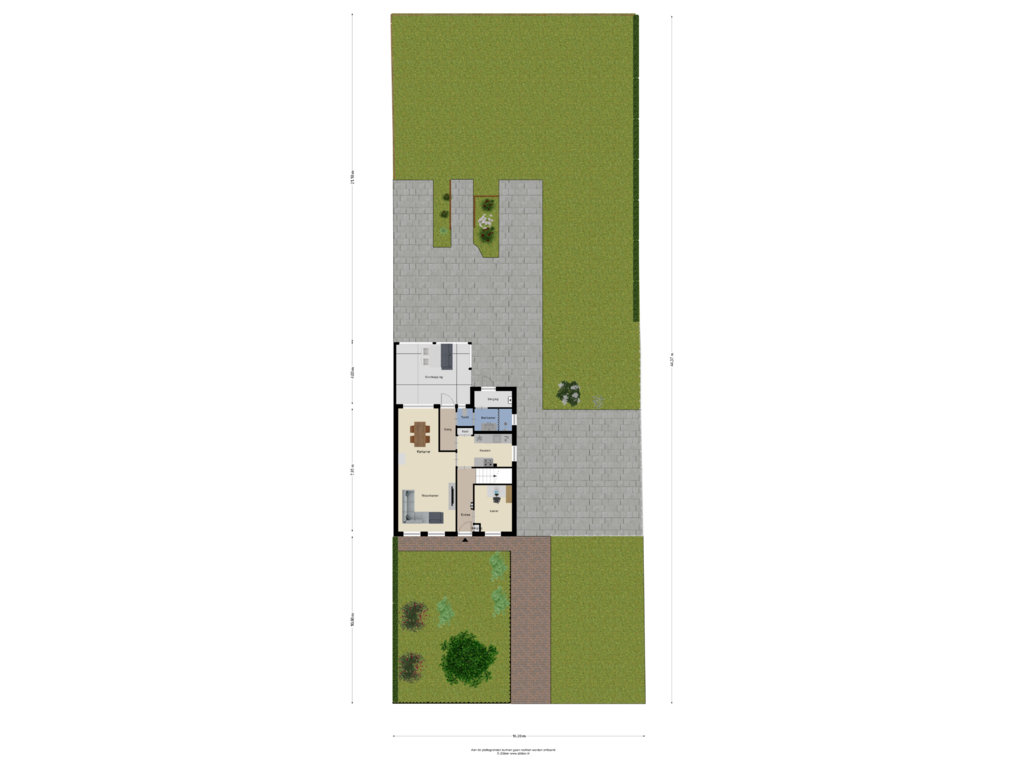 Bekijk plattegrond van Begane grond _tuin van Grensweg 25