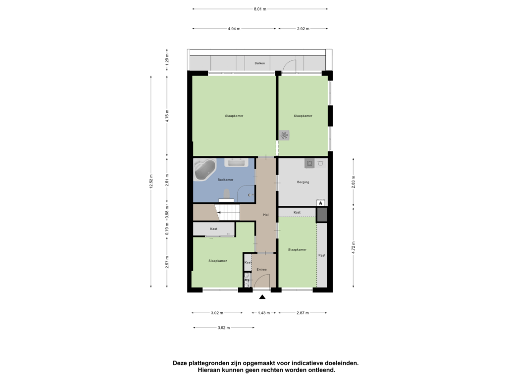 View floorplan of Begane Grond of Zonnestein 300