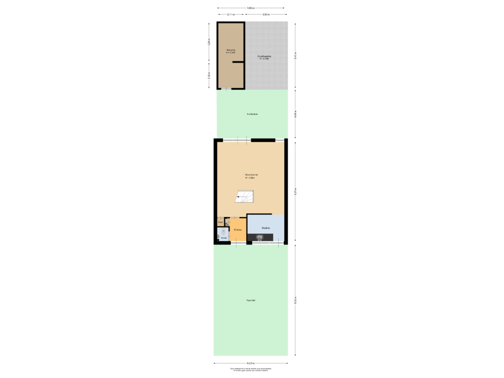 Bekijk plattegrond van Situatie van Ottersveen 107