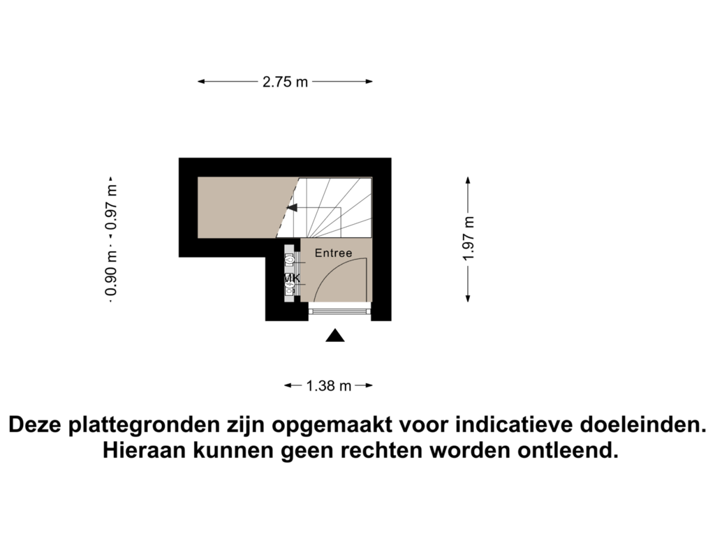 Bekijk plattegrond van Begane Grond van 1e De Riemerstraat 17