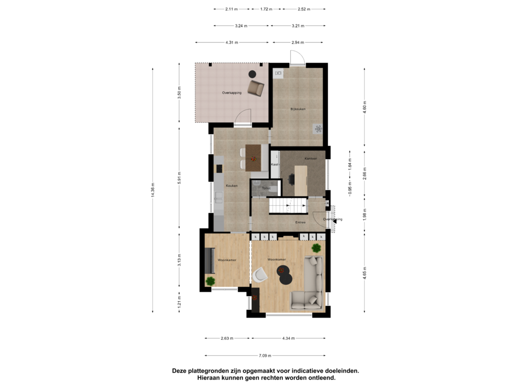 Bekijk plattegrond van Begane Grond van Parkstraat 3