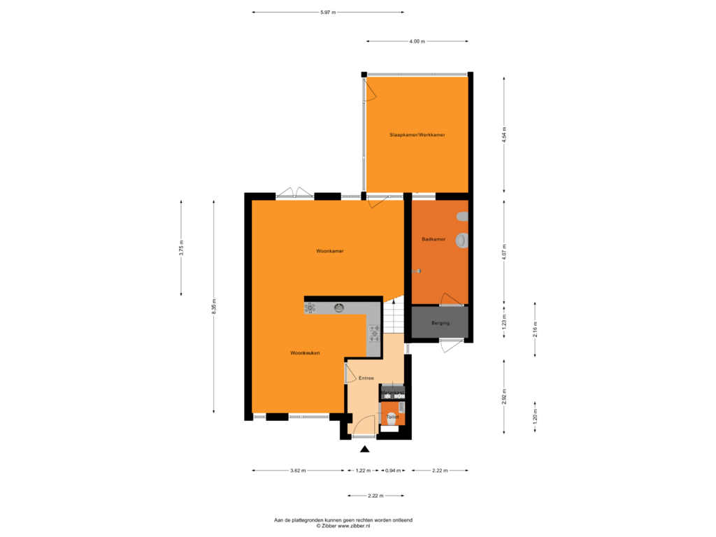 Bekijk plattegrond van Begane Grond van Bouwmeestershoeve 316