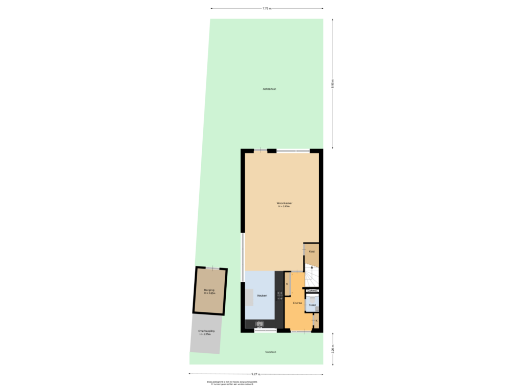 Bekijk plattegrond van Situatie van Doggersbanklaan 28