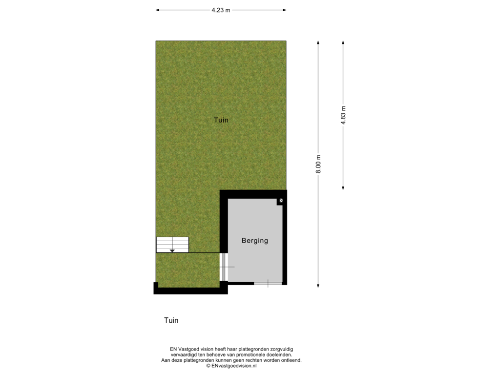 Bekijk plattegrond van Tuin van Van der Hoopstraat 73-1