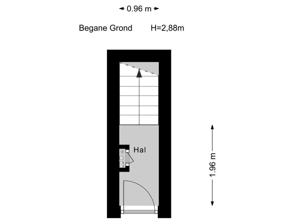 View floorplan of Begane Grond of Maastrichtsestraat 4