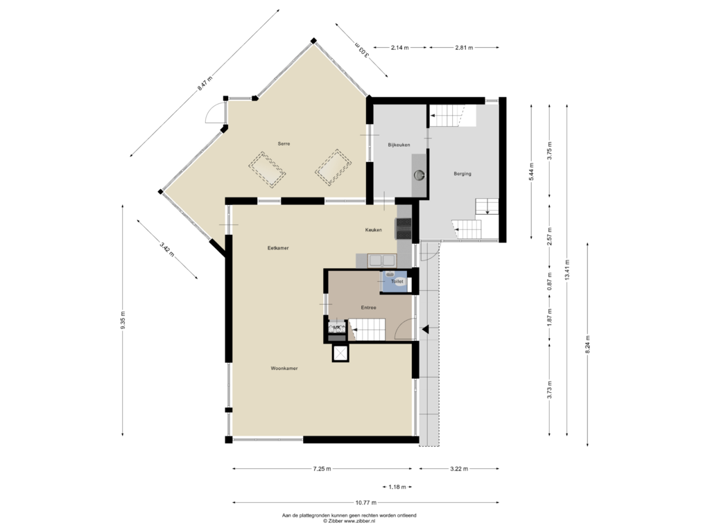 Bekijk plattegrond van Begane Grond van Hemstea 30