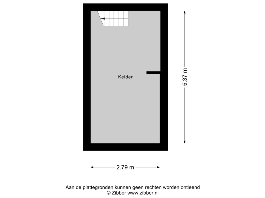 Bekijk plattegrond van Kelder van Hemstea 30