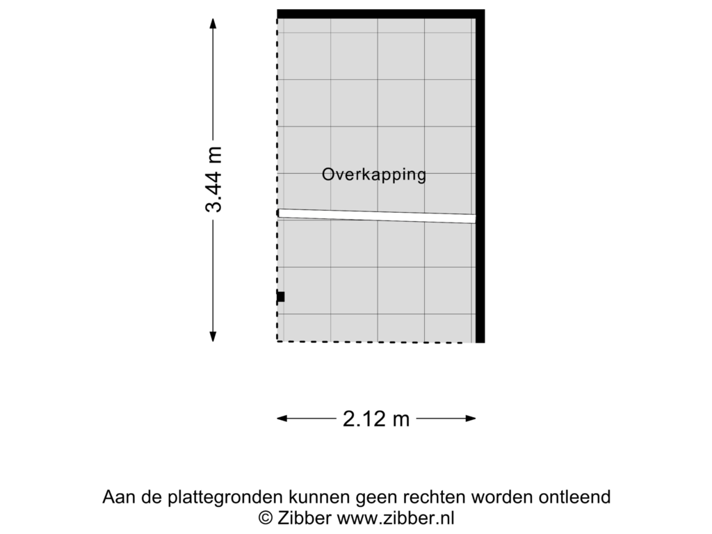 Bekijk plattegrond van Overkapping van Hemstea 30