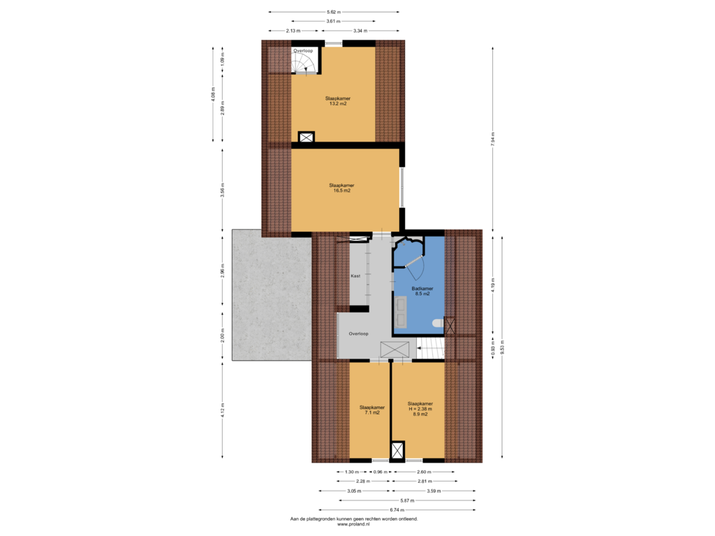 Bekijk plattegrond van 1e Verdieping van Bosmanstraat 22