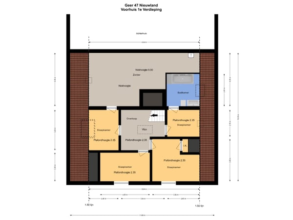 Voorhuis 1e verdieping