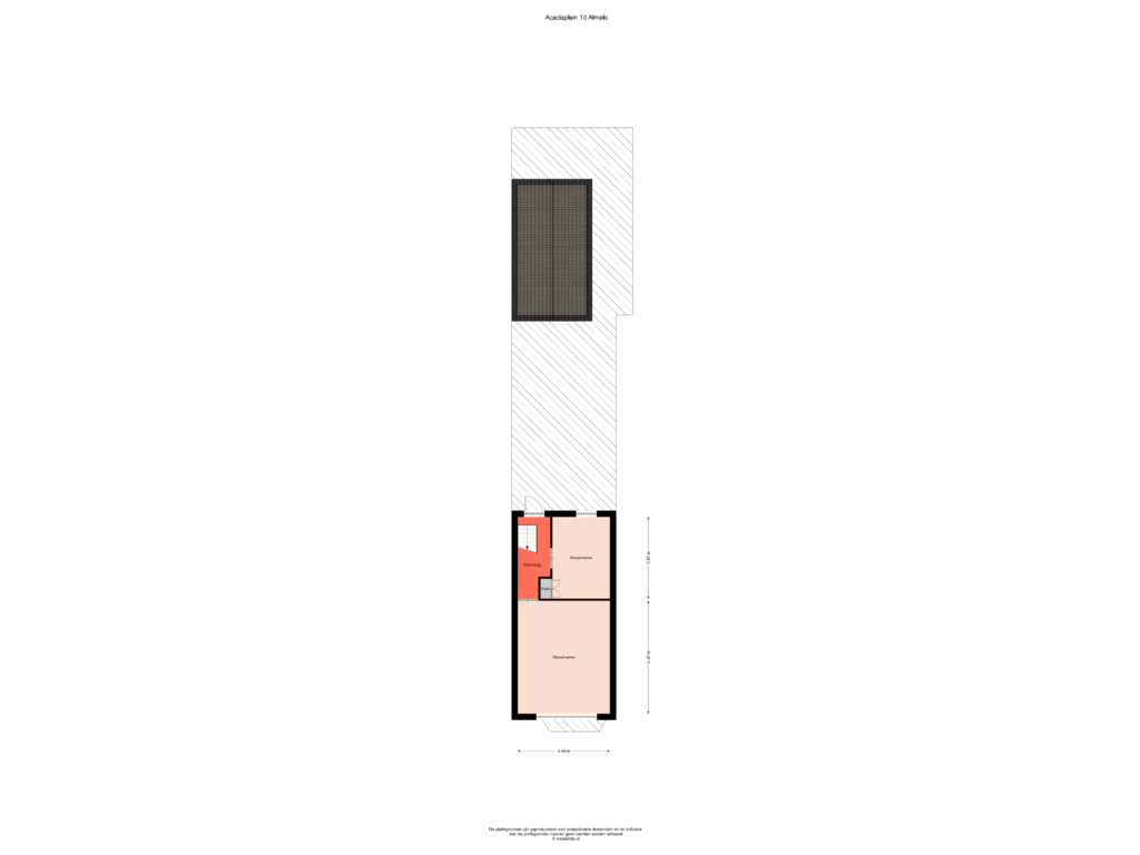 View floorplan of Verdieping of Acaciaplein 10