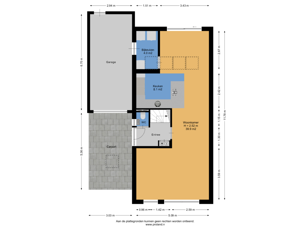 Bekijk plattegrond van Begane Grond van Bereklauw 27