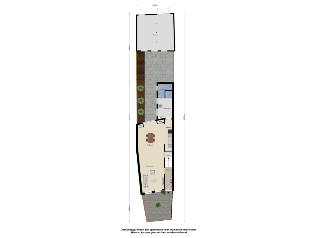 Bekijk plattegrond van Begane Grond_Tuin van Pieter Feddesstraat 41