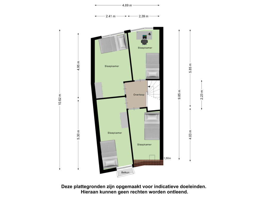 Bekijk plattegrond van Eerste Verdieping van Pieter Feddesstraat 41