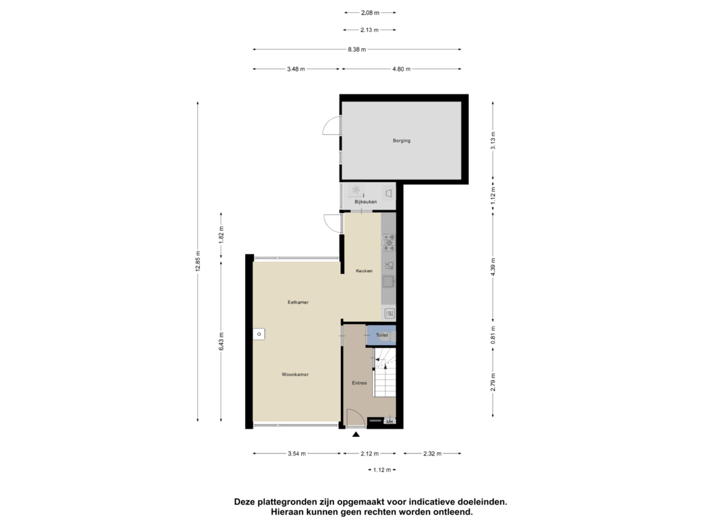 Bekijk plattegrond van Begane Grond van Ebbingekamp 40